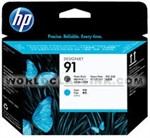 HP-HP-91-Matte-Black-Cyan-Printhead-C9460A